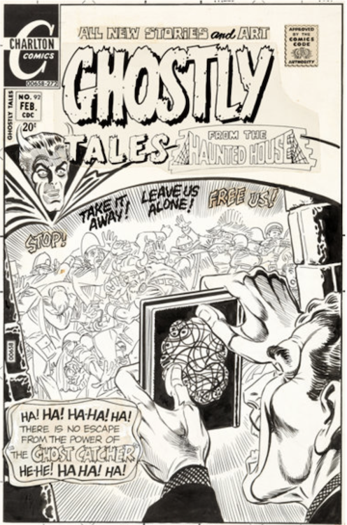 Ghostly Tales #92 Cover Art by Steve Ditko sold for $7,200. Click here to get your original art appraised.