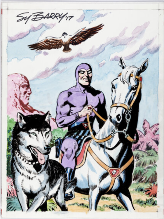 The Phantom Specialty Illustration by Sy Barry sold for $900. Click here to get your original art appraised.