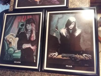 The Crow Portfolio Prints Signed Death and Fear