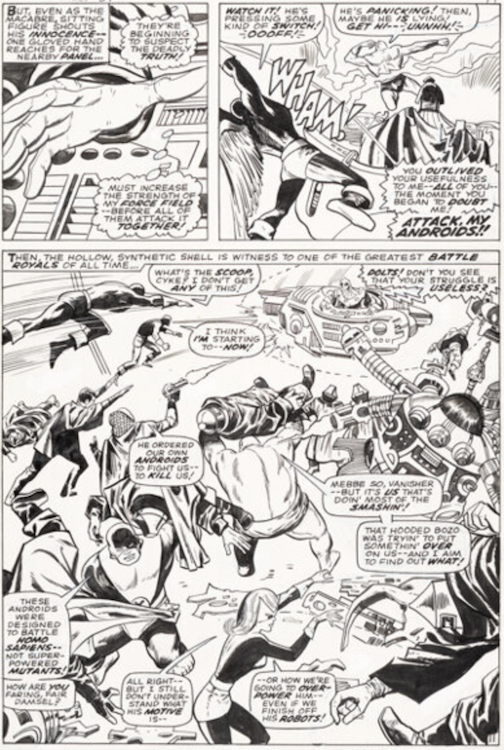 The X-Men #39 Page 11 by Don Heck sold for $7,200. Click here to get your original art appraised.