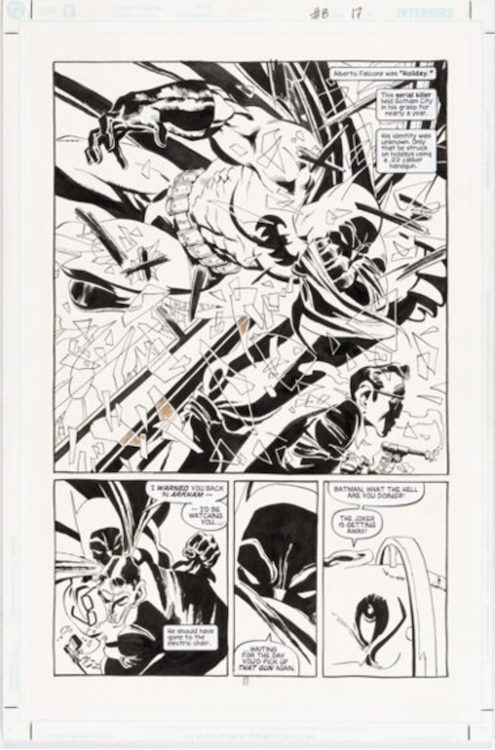 Batman: Dark Victory #8 Page 17 by Tim Sale sold for $17,400. Click here to get your original art appraised.
