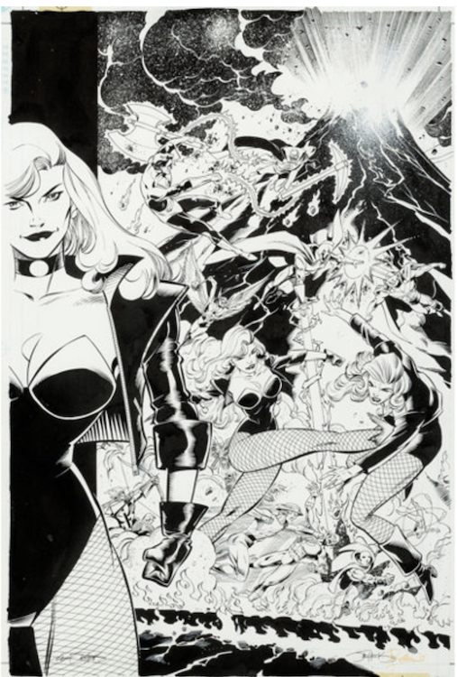 JLA: Incarnations #1 Cover Art by Val Semeiks sold for $1,320. Click here to get your original art appraised.