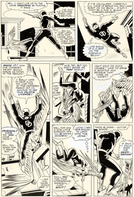 Daredevil #10 Page 11 by Wally Wood sold for $40,800. Click here to get your original art appraised.