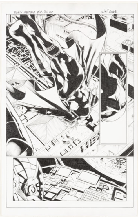 Black Panther #8 Page 8 by Will Conrad sold for $80. Click here to get your original art appraised.