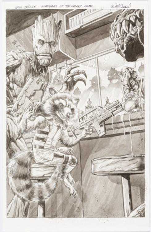 Guardians of the Galaxy: Chaos in the Galaxy Hardcover Art by Will Conrad sold for $1,320. Click here to get your original art appraised.