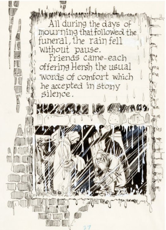 A Contract with God Page 33 by Will Eisner sold for $5,975. Click here to get your original art appraised.