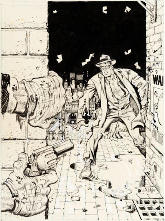 The Spirit #6 Cover Art by Will Eisner sold for $59,750. Click here to get your original art appraised.